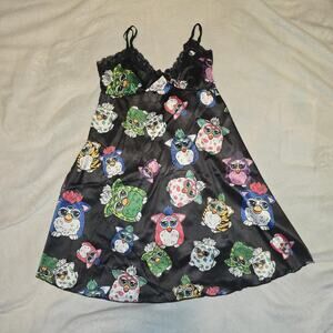 Dolls Kill x Furby Keep Playing Slip Dress